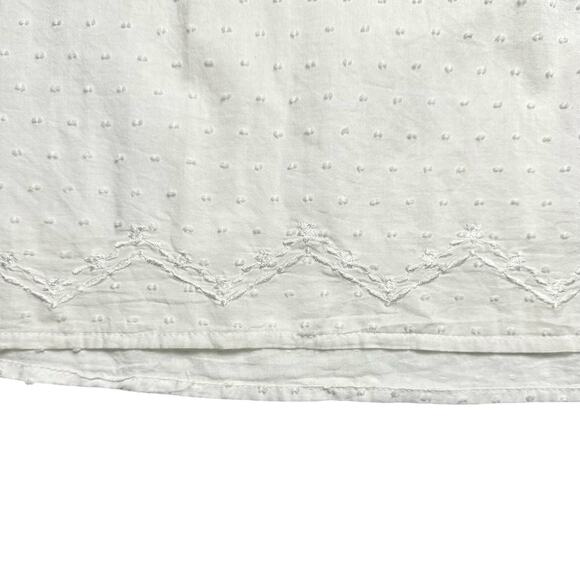 Sundance | Women | Ivory Prairie Farm Ruffled Lace Bib Collar Blouse | Sz Large - Picture 14 of 16